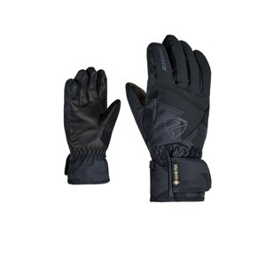 Ziener LEIF GTX JUNIOR 7,5, black gray ink camo Dětské rukavice