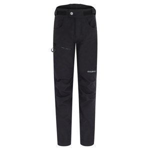 Husky Keson K 134, black Dětské softshell kalhoty