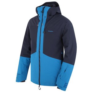 Husky Gomez M XL, black blue/blue Pánská lyžařská bunda