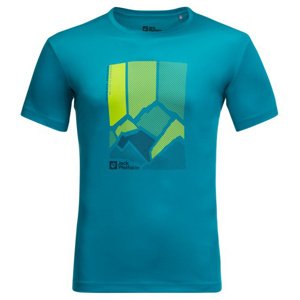 Jack Wolfskin Pánské funkční tričko Peak Graphic T M XL, everest blue