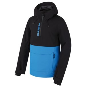 Husky Nabbi M XXL, black/neon blue Pánská outdoor bunda