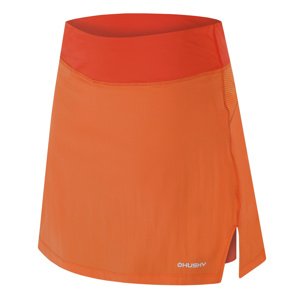 Husky Flamy L M, orange Dámská funkční sukně se šortkami