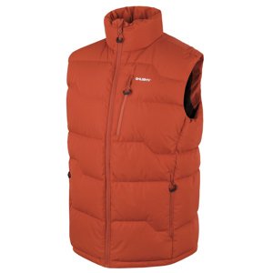 Husky Deep M XL, dark orange Pánská péřová vesta na zip