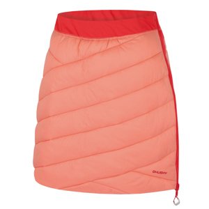 Husky Freez L L, light orange/red Dámská oboustranná zimní sukně