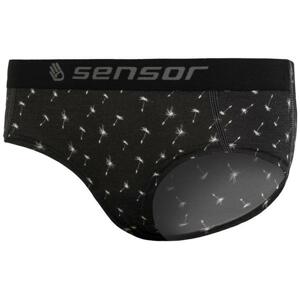Sensor Merino Impress dámské kalhotky černá/pattern S