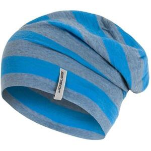 Sensor Čepice Merino Wool modrá pruhy L