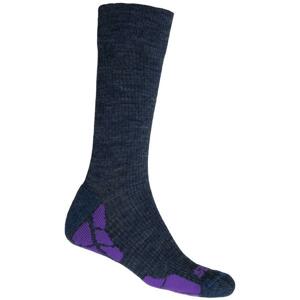 Sensor Ponožky Hiking Merino modrá/fialová 35-38