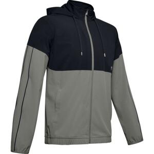Under Armour Athlete Recovery Woven Warm Up Top-GRN XL
