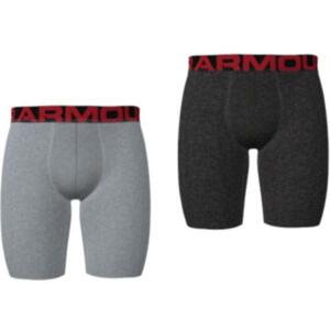 Under Armour Tech 9in 2 Pack-GRY XS