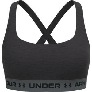 Under Armour Crossback Mid Heather Bra-GRY XS