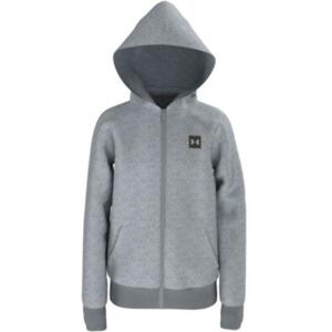 Under Armour RIVAL FLEECE FZ HOODIE-GRY M
