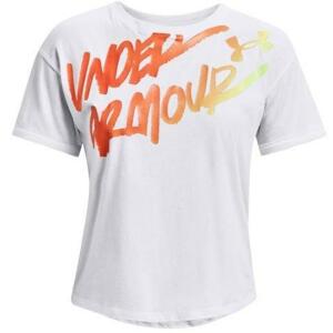 Under Armour Live Chroma Graphic Tee-WHT XS