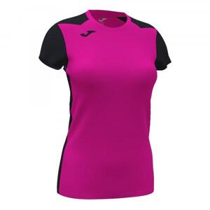 Joma Record II Short Sleeve T-Shirt Fluor Pink Black 4XS-3XS