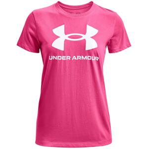 Under Armour SPORTSTYLE LOGO SS-PNK S