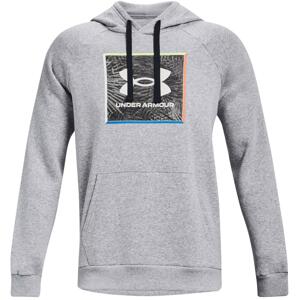 Under Armour Rival Flc Graphic Hoodie-GRY M