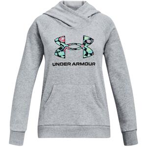 Under Armour Rival Logo Hoodie-GRY L