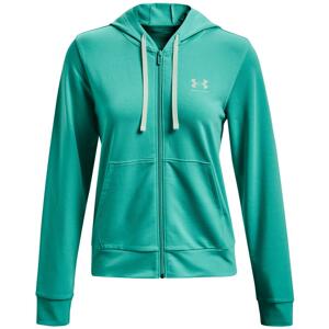 Under Armour Rival Terry FZ Hoodie-GRN S