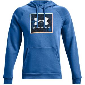 Under Armour Rival Flc Graphic Hoodie-BLU S