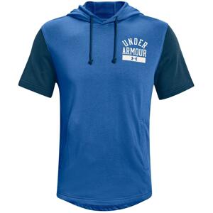 Under Armour Rival Terry CB SS Hoodie-BLU XS