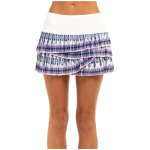 Lucky in Love Batik Pleated Scallop Skirt XS