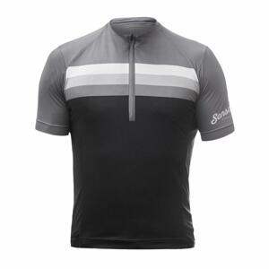 Sensor Cyklo Tour pánský dres kr.rukáv black stripes M