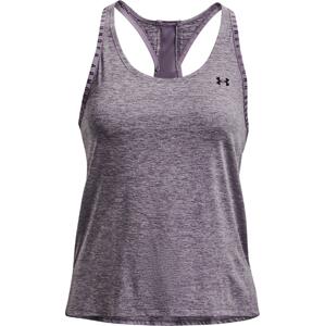 Under Armour Knockout Mesh Back Tank-PPL XS