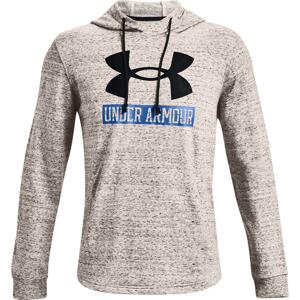 Under Armour Rival Terry Logo Hoodie-WHT XS