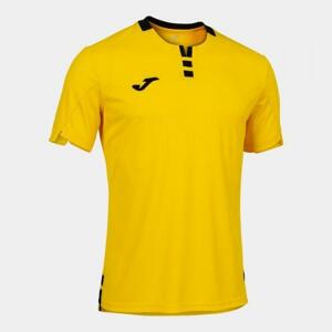 Joma Gold IV Short Sleeve T-Shirt Yellow Black L