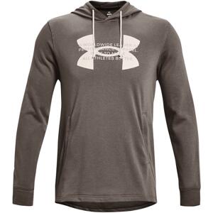 Under Armour Rival Terry Logo Hoodie-BRN S