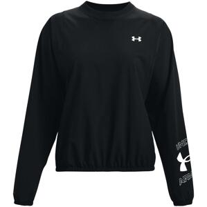 Under Armour mikina Woven Graphic Crew-BLK 1369891-001