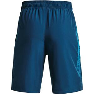 Under Armour Woven Graphic Shorts-BLU XS