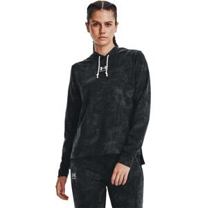 Under Armour Rival Terry Print Hoodie-BLK XS