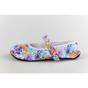 Ahinsa Shoes Květované barefoot balerínky Ananda 39