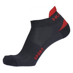 Husky Sport XL (45-48), antracit/červená Ponožky
