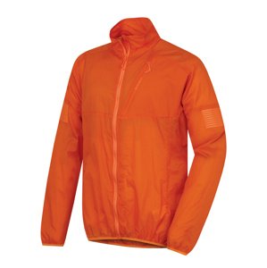 Husky Loco M L, oranžová Pánská ultralehká bunda