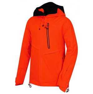 Husky Mistral M L, neonově oranžová Pánská lyžařská bunda