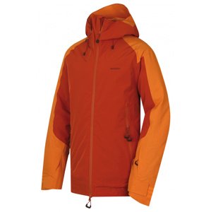 Husky Gambola M XL, oranžovohnědá Pánská lyžařská bunda