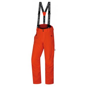 Husky Mitaly M S, neonově oranžová Pánské lyžařské kalhoty
