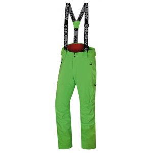 Husky Mitaly M L, neonově zelená Pánské lyžařské kalhoty