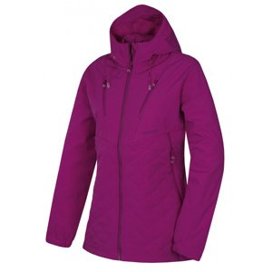 Husky Salex L XL, tm. neonová purpurová Dámská softshell bunda
