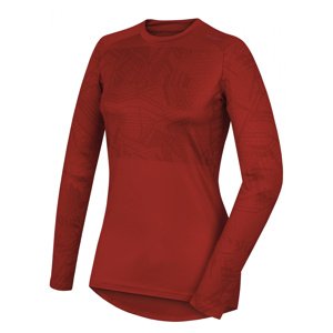 Husky Dámské triko s dlouhým rukávem S, červená Termoprádlo Active Winter