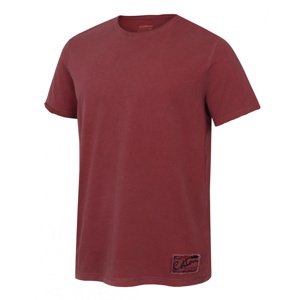 Husky Tee Base M XL, tm. červená Pánské bavlněné triko