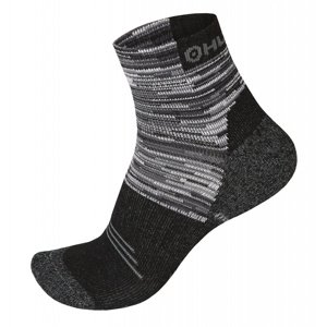 Husky Hiking L (41-44), černá/šedá Ponožky