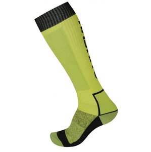 Husky Snow Wool L (41-44), zelená/černá Ponožky