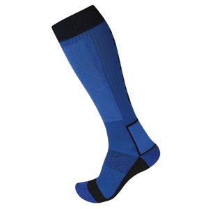 Husky Snow Wool XL (45-48), modrá/černá Ponožky