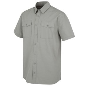 Husky Grimy M XL, sv. šedá Pánská košile s krátkým rukávem