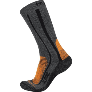 Husky Alpine XL (45-48), oranžová Ponožky