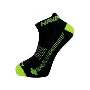 Haven ponožky SNAKE SILVER NEO 2páry černo/žluté 8-9