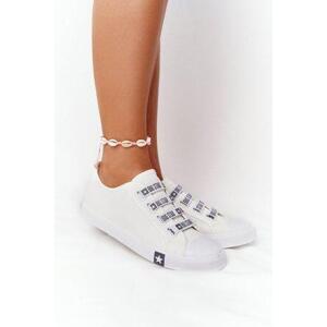 Big Star Shoes Women's Sneakers With Drawstring BIG STAR White Velikost: 38, Bílá