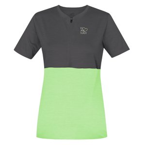 Hannah BERRY asphalt/paradise green mel Velikost: 38 dámské tričko s krátkým rukávem